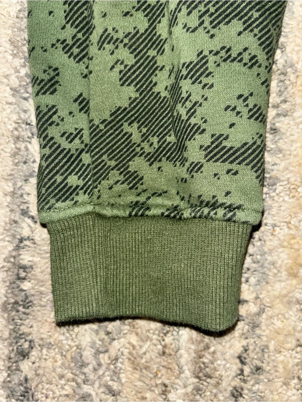 Kids' Green Digital Camo Hoodie & Jogger Set